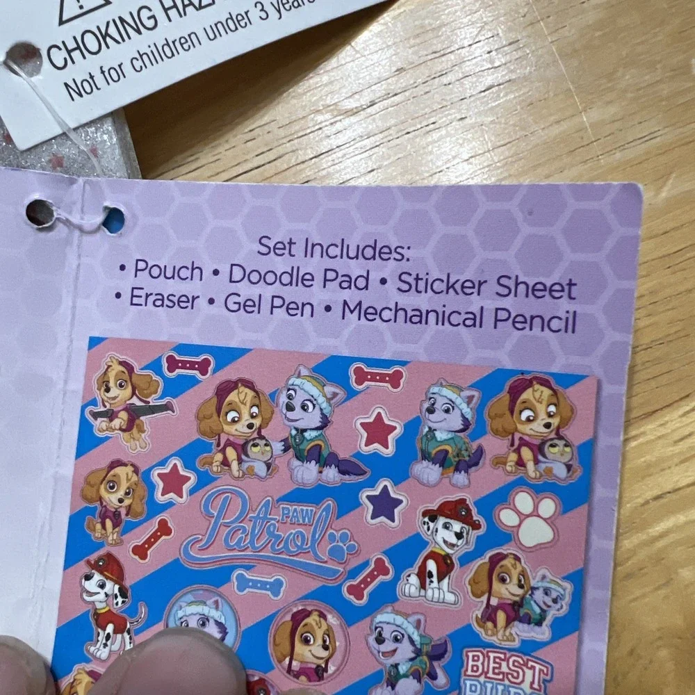 Paw Patrol Doodle Pad Stationary Set New